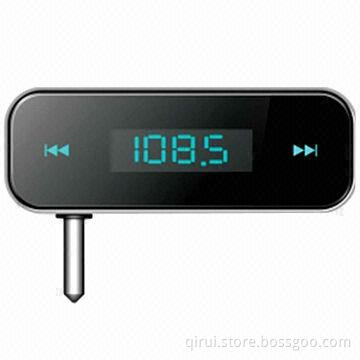 Slim and fashion designed FM Transmitter with Screen for iPod